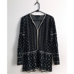 CYNTHIA ROWLEY tunic sweater | knit bohemian boho